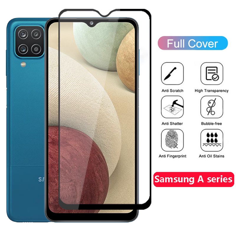 Kính Cường Lực Bảo Vệ Màn Hình Samsung Galaxy M33 M53 M52 M23 A13 A23 A33 A53 A73 A03 Core S22+ / S22 Plus S22 Ultra 5G
