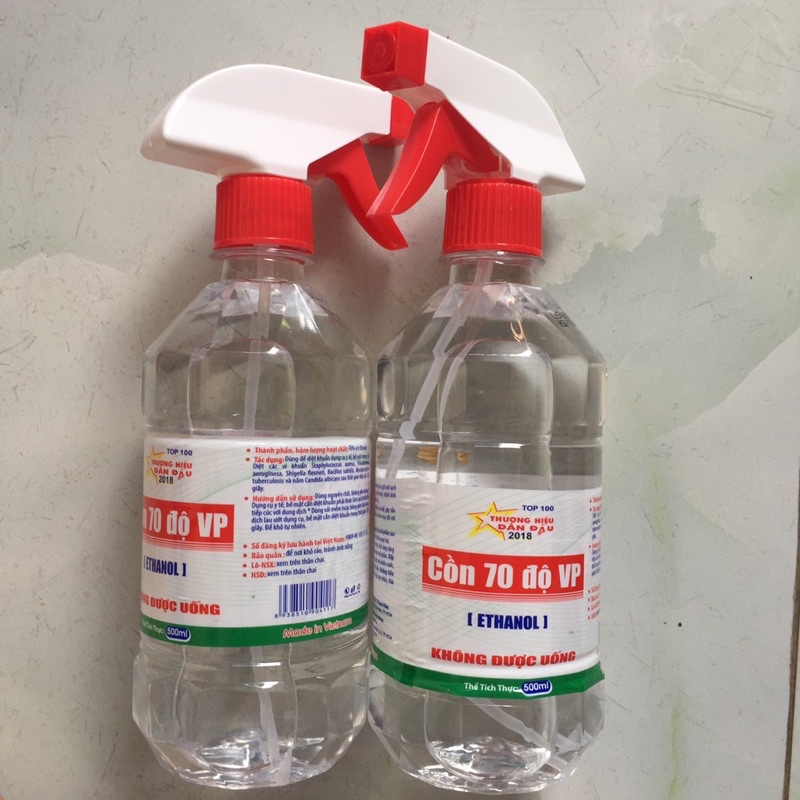 ALCOL (CỒN) Y TẾ CHAI 500ml và 1000ml