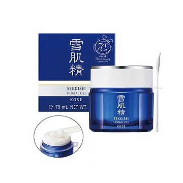 Kem dưỡng, mặt nạ ngủ đa năng Kose Sekkisei Herbal Gel 6 trong 1  - Nhật Bản