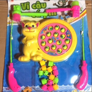 Câu cá đập chuột cho bé( trò 2 trong 1)