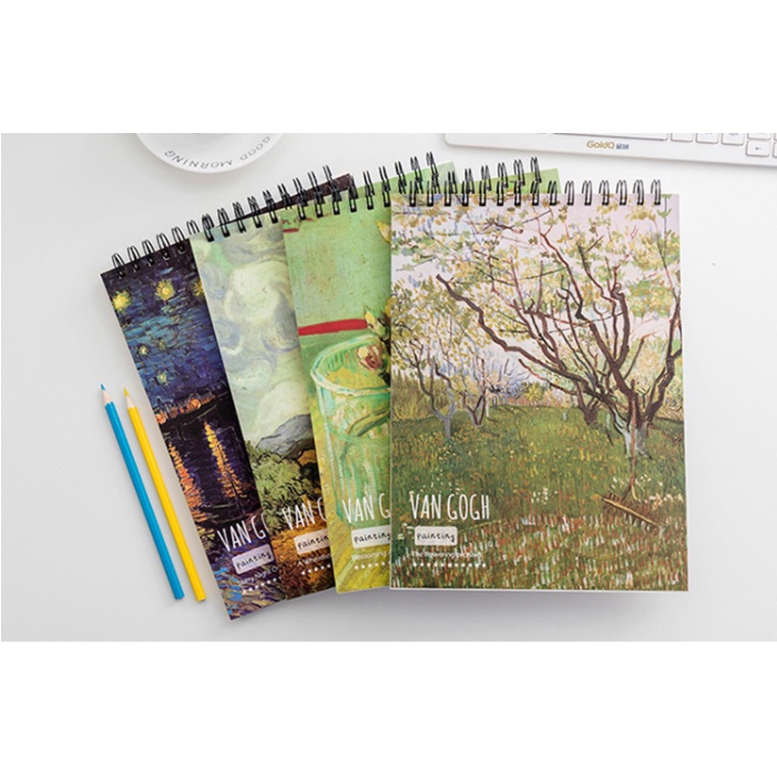 Sổ Vẽ Phác Thảo, Sketch Book, Sổ vẽ ký họa phong cách Nhật Bản A4