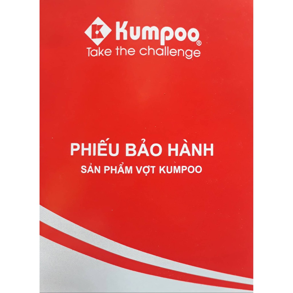 [Xả kho] Vợt cầu lông KUMPOO 86S,  chính hãng phân phối Việt Nam bảo hành 6 tháng