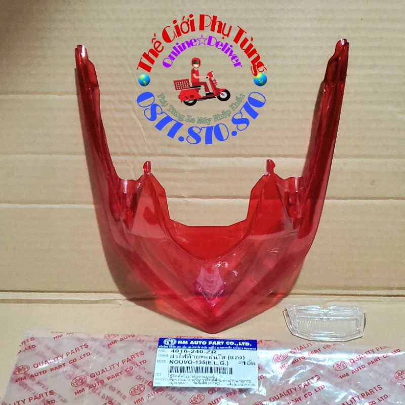 Mica - chụp đèn hậu, đèn lái, đèn sau Nouvo 4 - LX zin Thái Lan - 4016-240-ZR