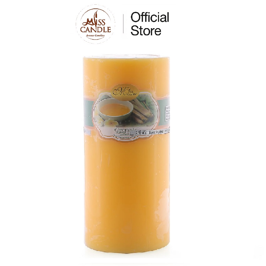 Nến thơm trụ tròn D7H15 Miss Candle MIC0277 (Chọn màu)