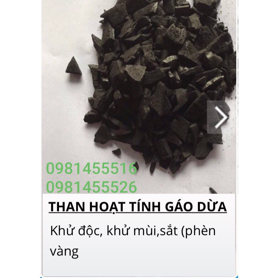 than hoạt tính gáo dừa lọc nước