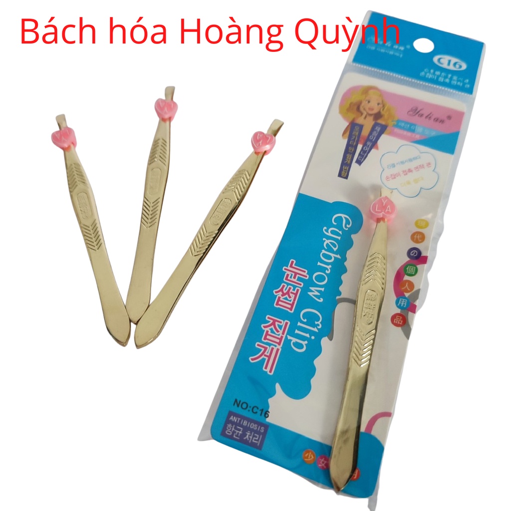 Nhíp xi vàng đa năng - nhổ râu, nhổ lông mày, nhổ lông nách