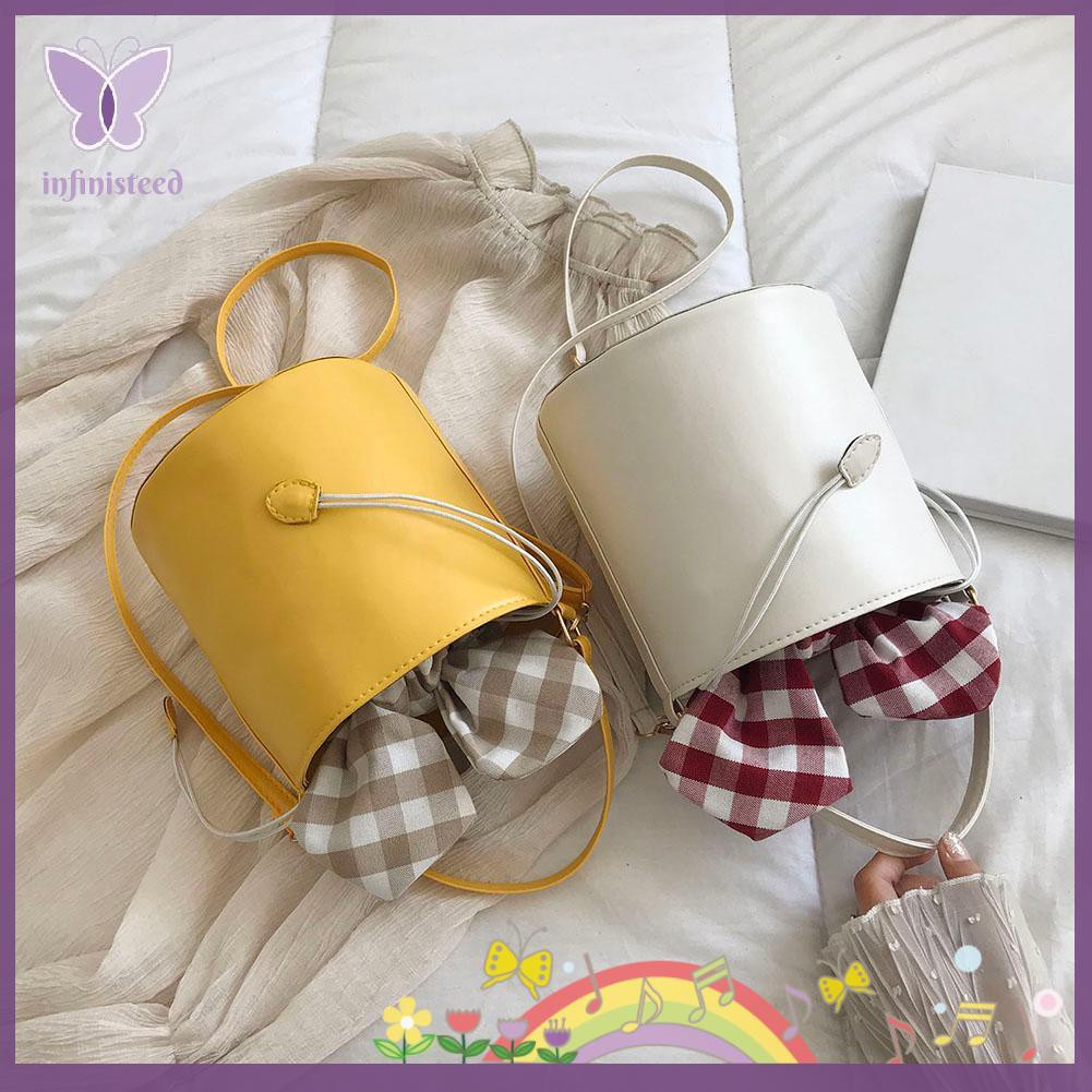 Túi Đeo Chéo Đính Nơ Họa Tiết Kẻ Sọc Thời Trang Cho Nữ | BigBuy360 - bigbuy360.vn