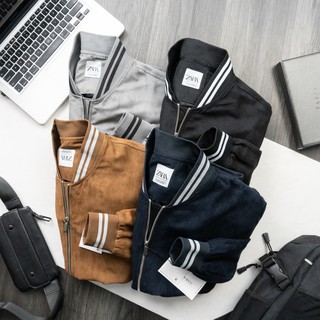 Áo bomber da lộn cho nam cao cấp