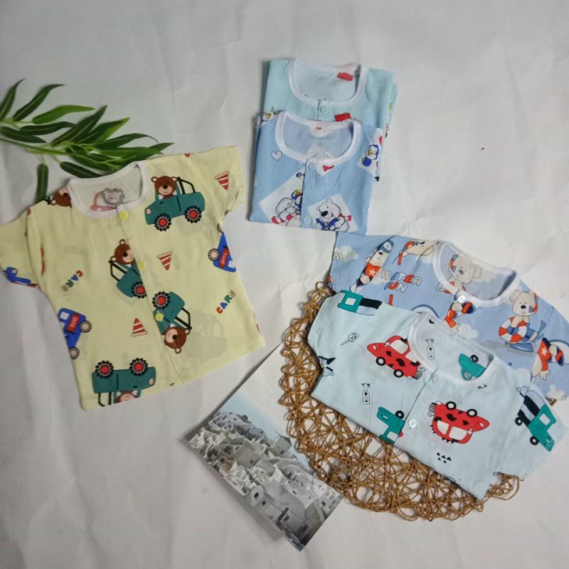 Áo Cộc Vải Lanh Mềm Mát Mùa Hè Cho Bé Trai, Bé Gái 3-10kg