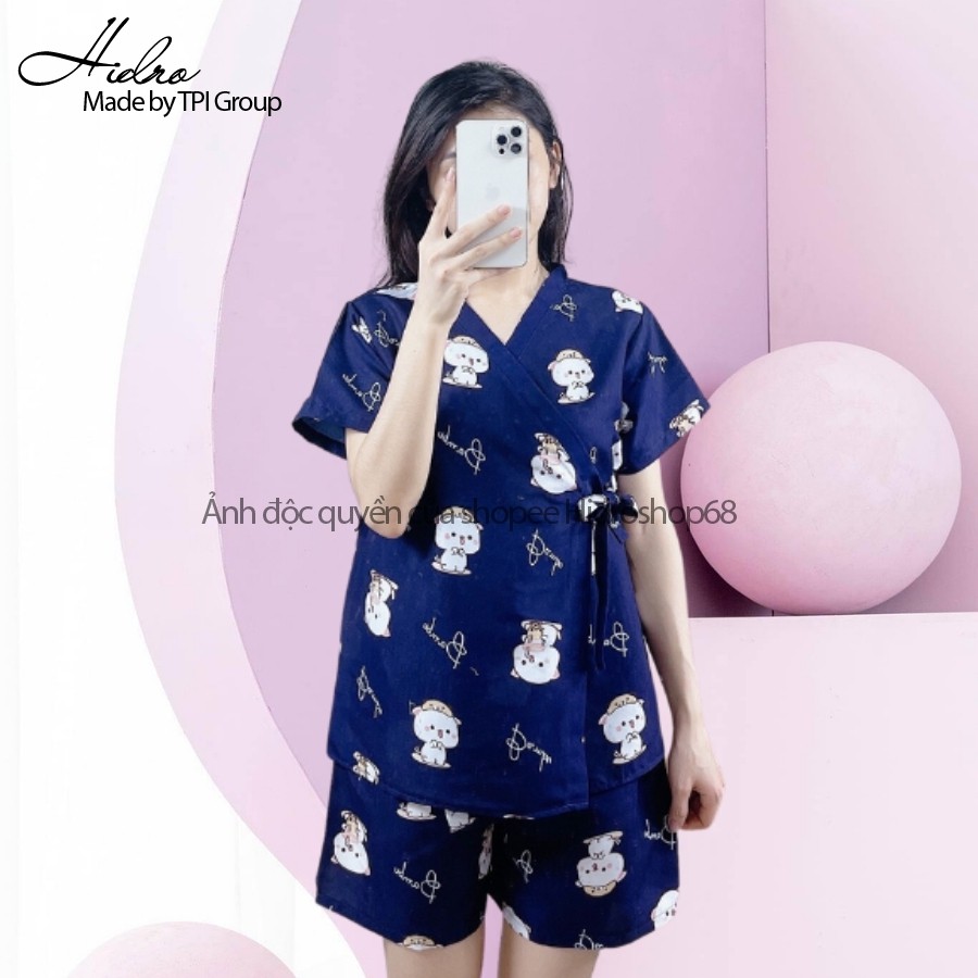 Bộ ngủ kimono tay ngắn quần đùi | BigBuy360 - bigbuy360.vn