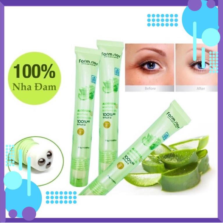Tuýp gel lô hội lăn giảm thâm quầng mắt nha đam Aloe Vera100 %