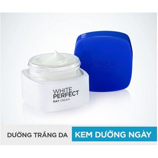 Kem dưỡng da trắng mượt đều màu L'Oreal Paris White Perfect Day Cream 50ml