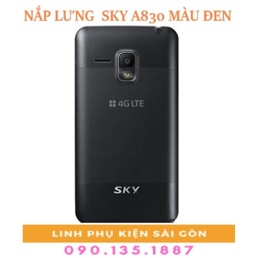 NẮP LƯNG SKY A830 MÀU ĐEN