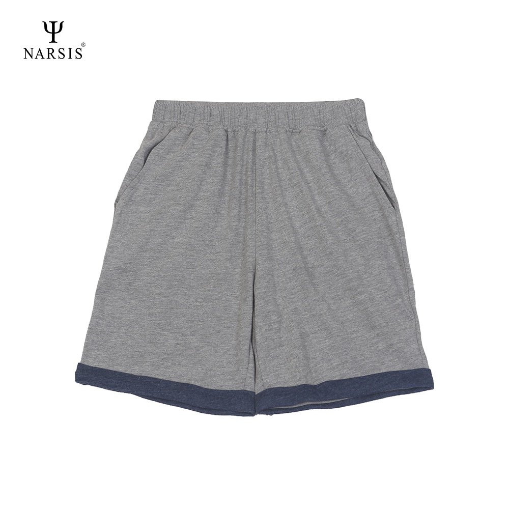 Bộ quần áo bé trai mùa hè Narsis KE1018 cổ tròn quần lửng chất liệu Cotton êm mềm thông thoáng