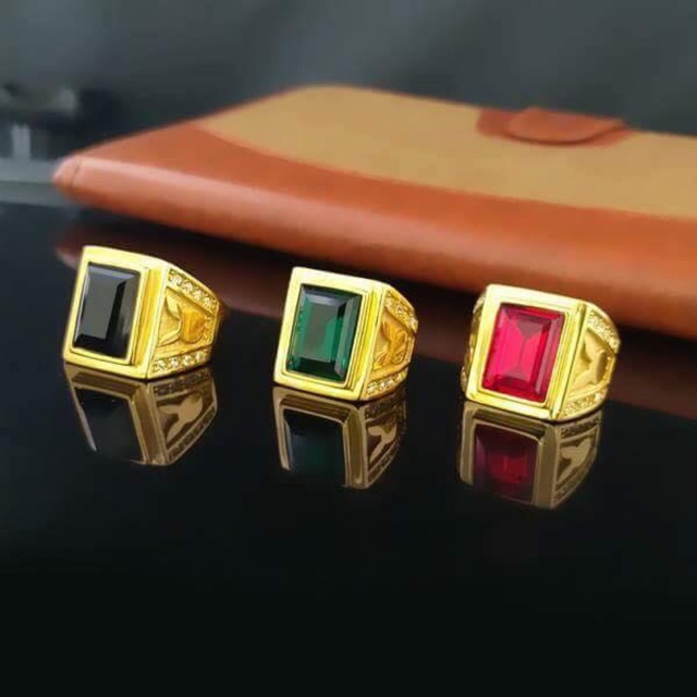 Nhẫn nam mạ vàng 24k