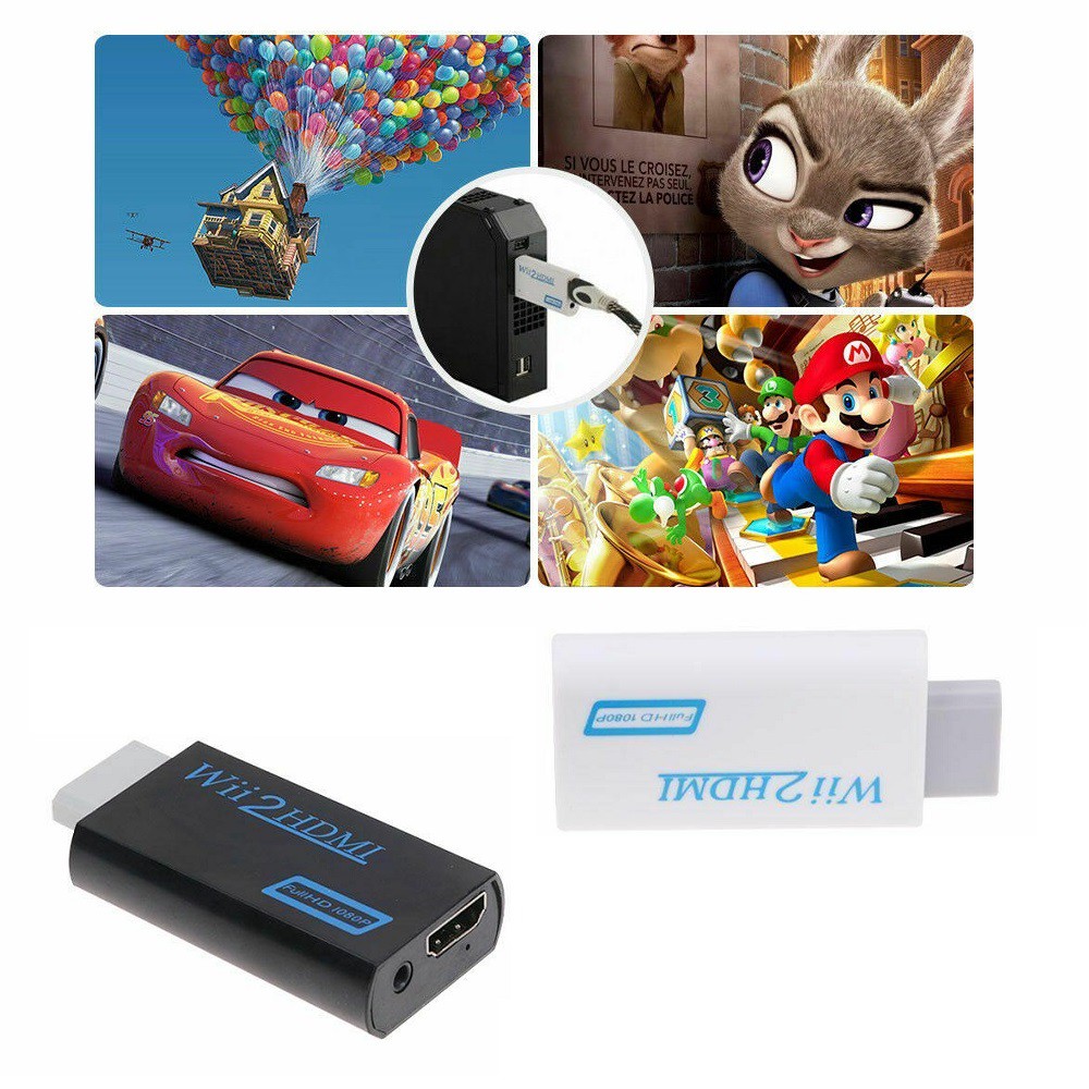 Đầu chuyển tín hiệu máy Nintendo Wii ra HDMI, Wii to HDMI - Adapter Wii to HDMI - Wii2HDMI