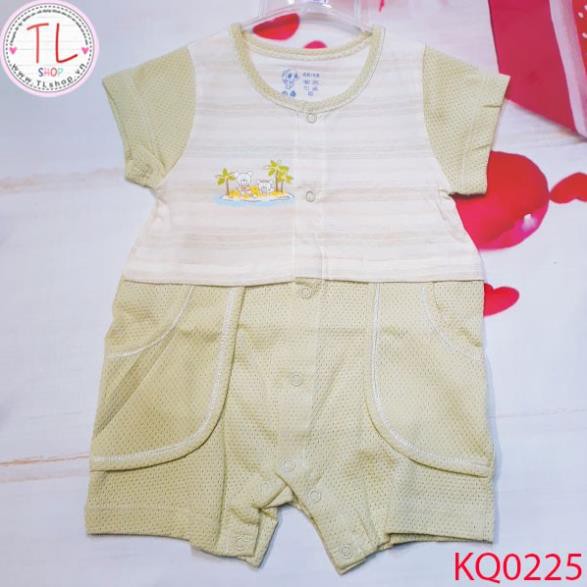 Thời Trang Trẻ Em -Bodysuit bé trai ngắn phối màu đáng yêu – Quần Áo Bé Trai - Bộ Bé Trai - Quần Áo Bé Gái - Bộ Bé