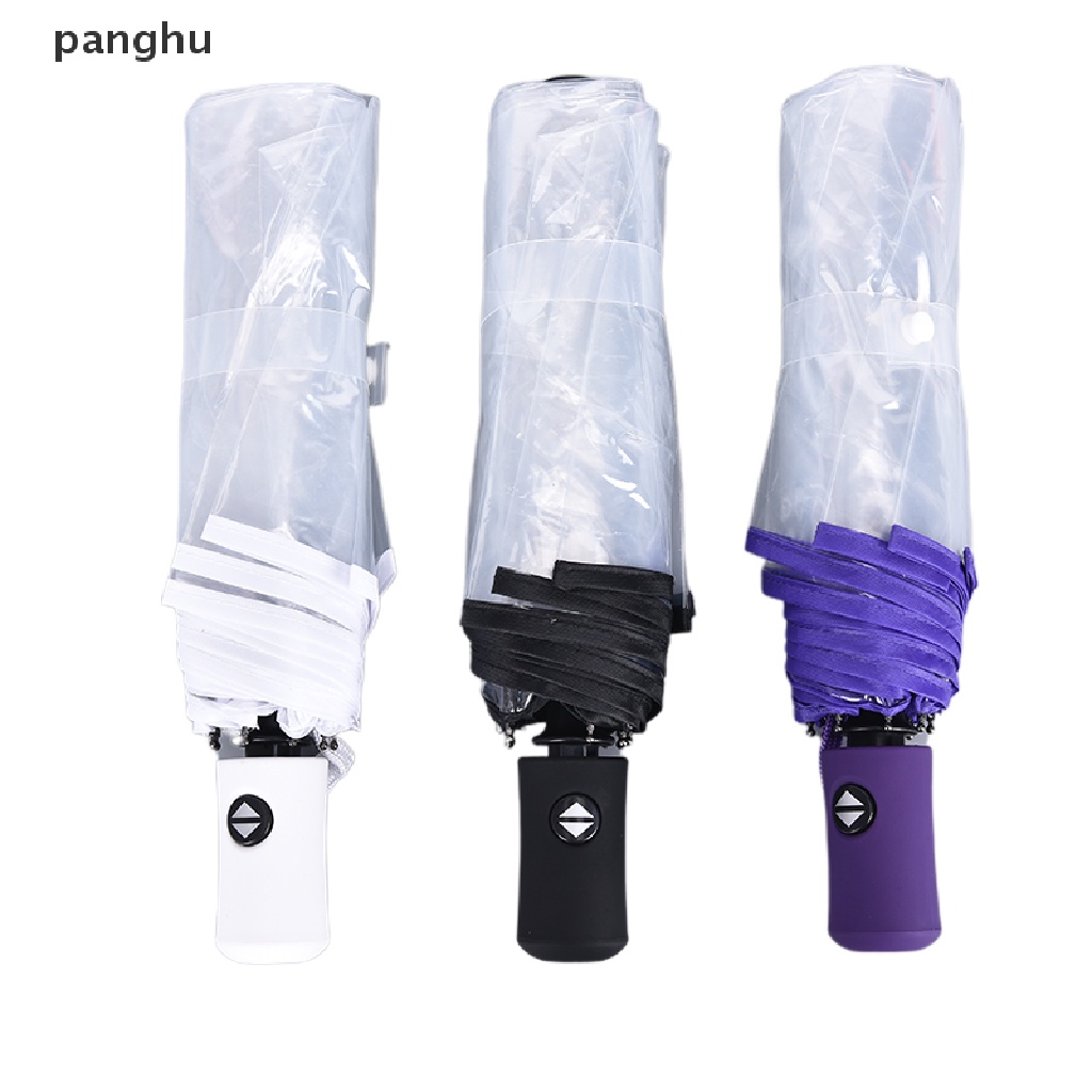 Dù Gấp Tự Động Đóng Mở Chống Gió Trong Suốt Nhỏ Gọn