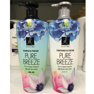[ Mẫu Mới ] Combo Dầu Gội Elastine Pure Breeze 600g + Dầu Xả Elastine Pure Breeze 600g