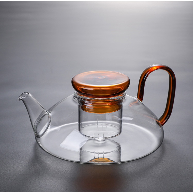Ấm Thủy Tinh Pha Trà có lõi lọc 600 ml