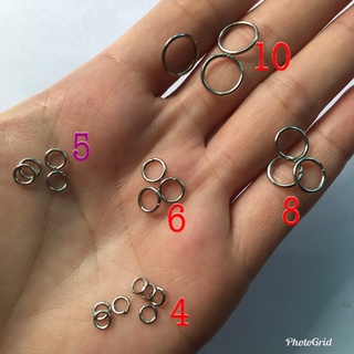 💥 Khoen tròn cắt rãnh, có BẠC TA 925