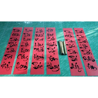 tranh thư pháp tết, viết theo yêu cầu