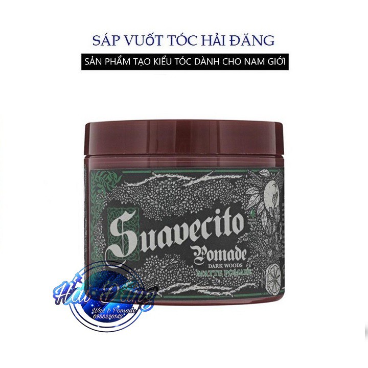 [CHÍNH HÃNG USA] Sáp Vuốt Tóc Nam Suavecito (Strong Hold , Firme Clay , Oil Based , Matte Pomade , Dark Woods )