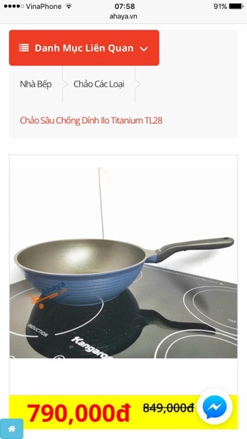 Chảo chống dính sâu lòng HQ