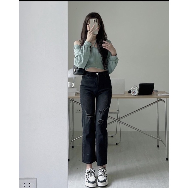 [NEW]SET ÁO LEN CADIGAN LỬNG MIX ÁO YẾM”ZiZi” siêu xinh