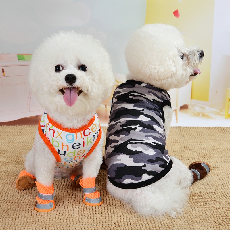 Áo kiểu cotton mềm mại đáng yêu dành cho thú cưng