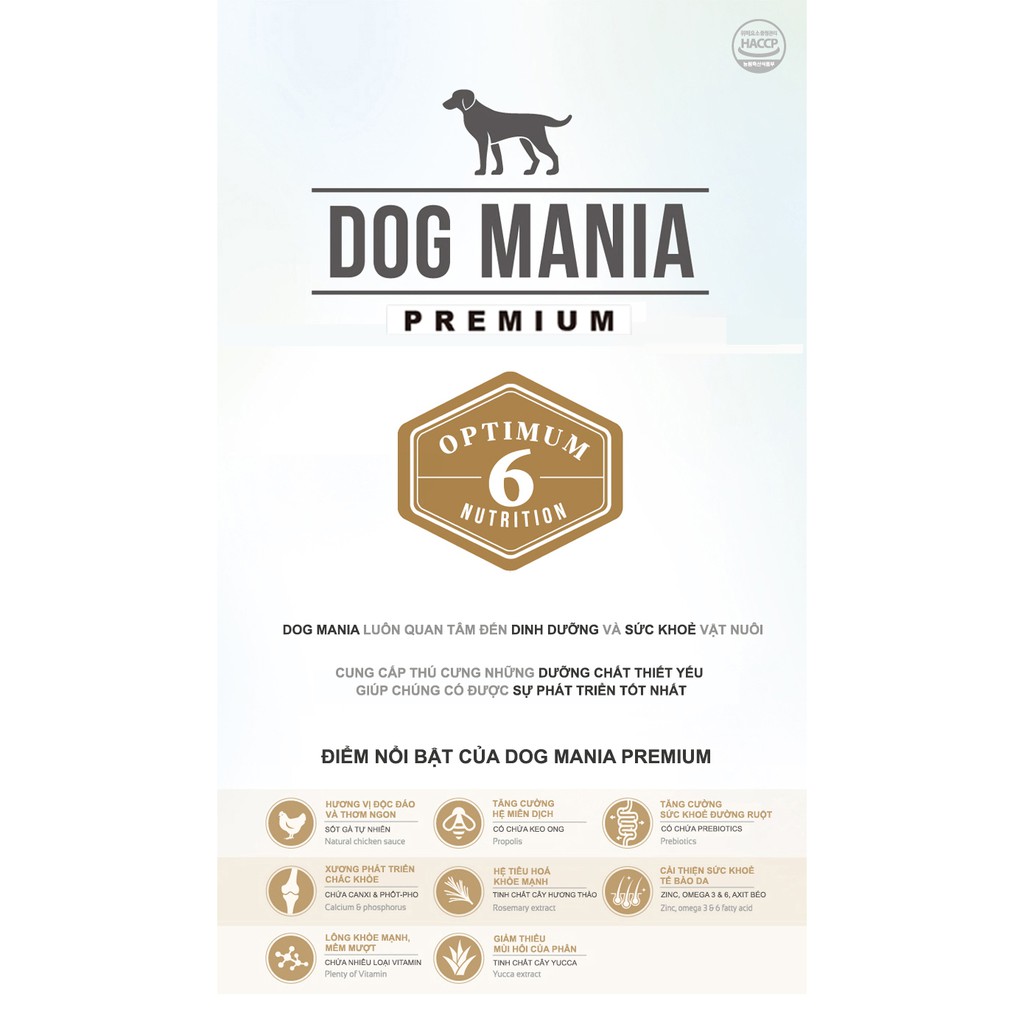 Thức ăn cho chó Dog Mania 5kg hàng date mới nhất