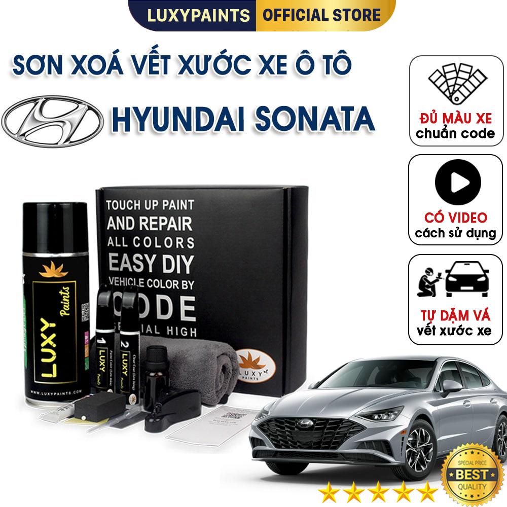 Sơn xóa vết xước xe ô tô Hyundai Sonata LUXYPAINTS, màu chuẩn theo Code dễ sử dụng độ bền cao - LP01HYSO