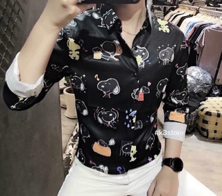Sơ mi lụa cao cấp