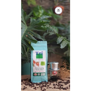 Cafe hạt nguyên chất trí cafe rang mộc, 100% robusta và abrabica