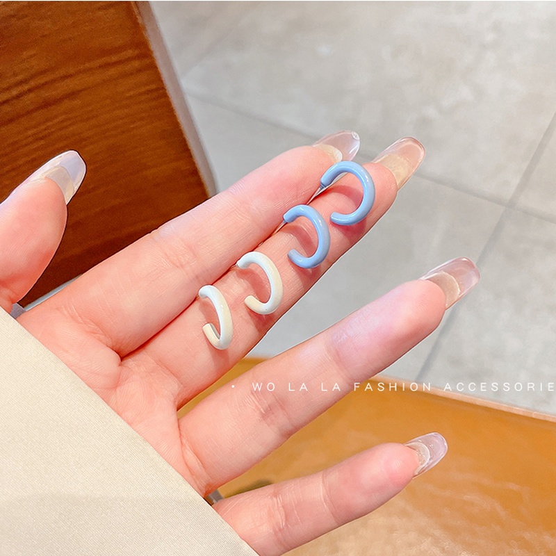 Set 3 bông tai thời trang Hàn Quốc 2021 mới