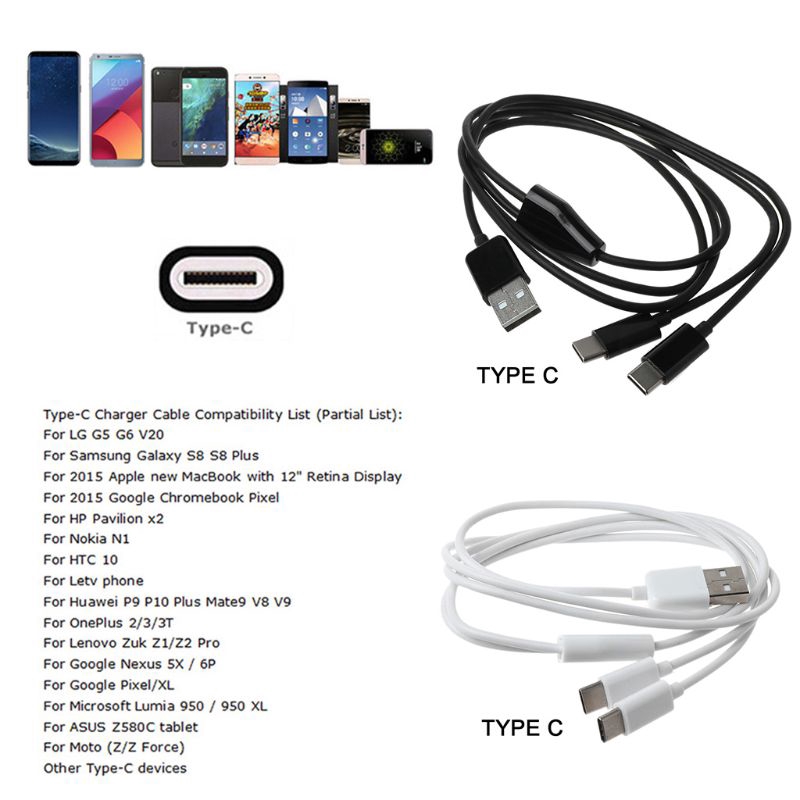 Dây Cáp Sạc Dữ Liệu Usb 2.0 Loại C Cho Samsung