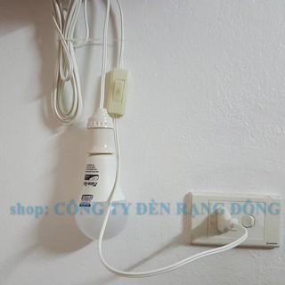 [HÀ NỘI] PHÍCH CẮM, ĐUI ĐÈN LIỀN CÔNG TẮC 2,5M VÀ 4,5M TIỆN DỤNG
