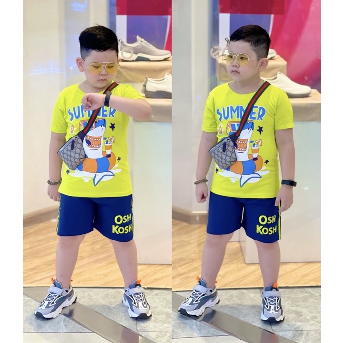 5-10T | Bé Trai | Bộ đùi cotton 4c cực cool