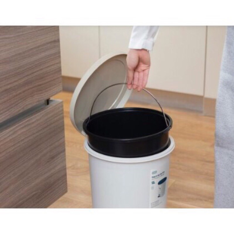 Thùng Rác Nắp Tròn INOCHI Đạp Chân 6L - 12L, Thùng Rác Bếp, Văn Phòng