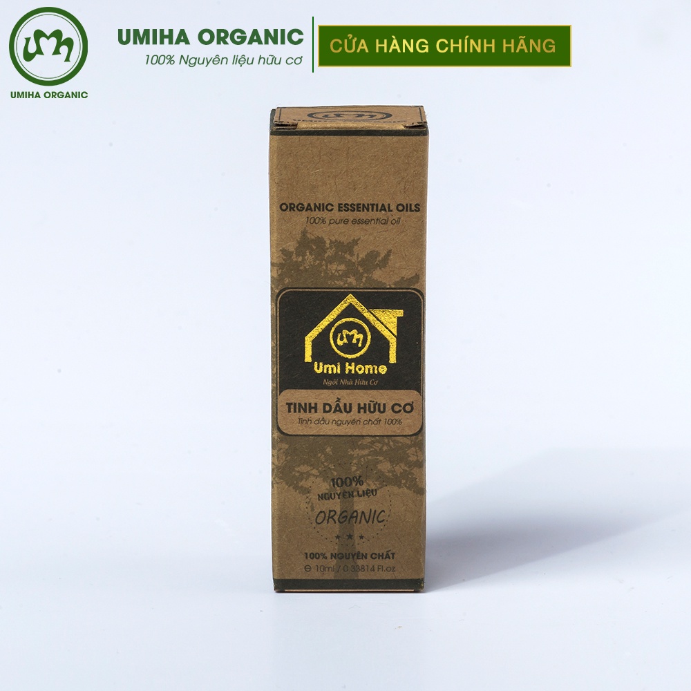 Tinh Dầu Tràm hữu cơ UMIHA ORGANIC nguyên chất 10ml xông tắm, bôi vết côn trùng cắn đốt cho Bé, Trẻ nhỏ và Sơ Sinh