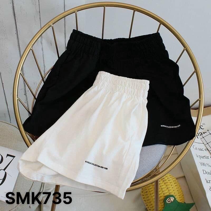 Quần SHORT ĐŨI XỊN ⚡LOẠI ĐẸP⚡ quần đùi ống rộng cạp chun thêu chữ nổi