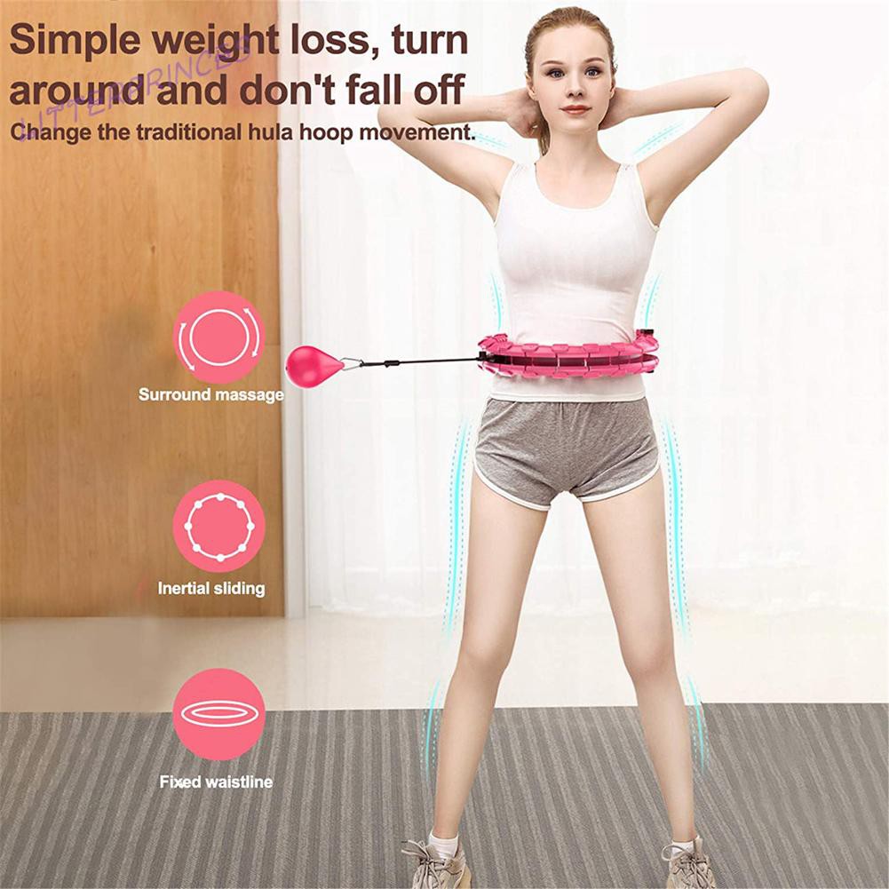 Litterprinces Sport Hoop Yoga Smart Sport Circle Adjustable Waist Fitness Training Ring