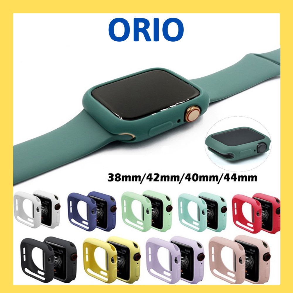 Ốp Apple Watch silicone mềm cho đồng hồ thông minh 38mm 40mm 42mm 44mm Series 1/2/3/4/5/6 - Orio