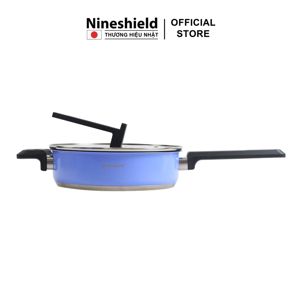 Set nồi chảo chống dính 5 món Nineshield KB BNI66 - Bộ nồi inox 304 cao cấp đa năng tiện lợi độ bền cao