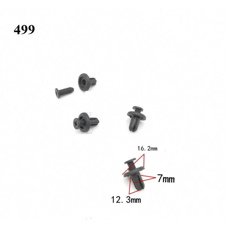 10 bộ Vít nở nhựa (Kiểu 499)