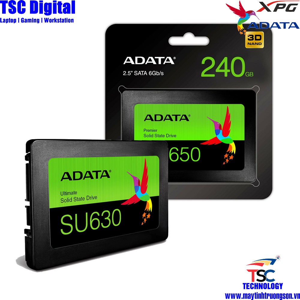 Ổ Cứng SSD ADATA Ultimate SU650 240GB 2.5" SATA 6Gb/s