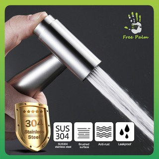 F&p tay xịt vệ sinh bộ vòi xịt vệ sinh inox sus 304 cao cấp chất liệu inox bền chắc u-1089