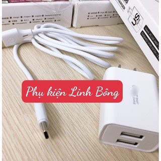 ( BH 6 THÁNG)Bộ sạc nhanh WK WP-U56 2 cổng - Tiện ích nhân đôi với 2 cổng đầu ra, phù hợp tất cả các dòng điện thoại