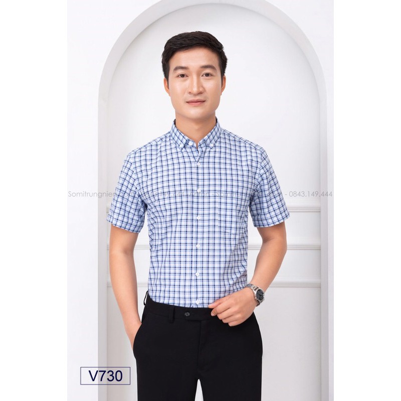 Áo sơ mi nam tay ngắn xuất dư | BigBuy360 - bigbuy360.vn