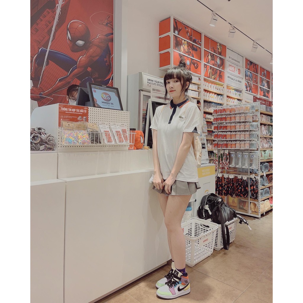 [Mã WASKT410K giảm 10K đơn 50K] ÁO THUN TRẮNG POLO CỔ PHA KẺ ( ảnh thật + video ) | BigBuy360 - bigbuy360.vn